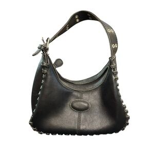 Y2K Black Grommet Purse
